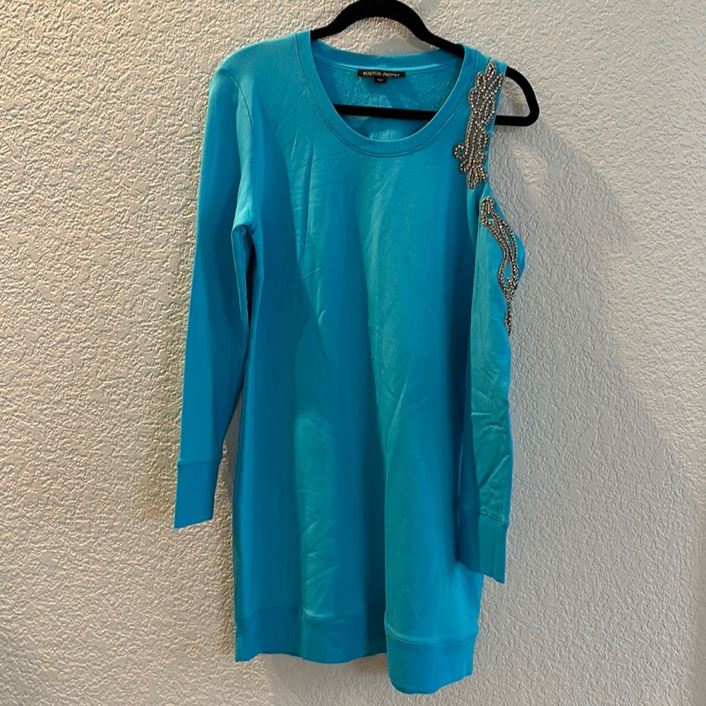 Boston Proper size L sweatshirt dress